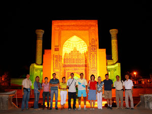 Gur Emir in the evening